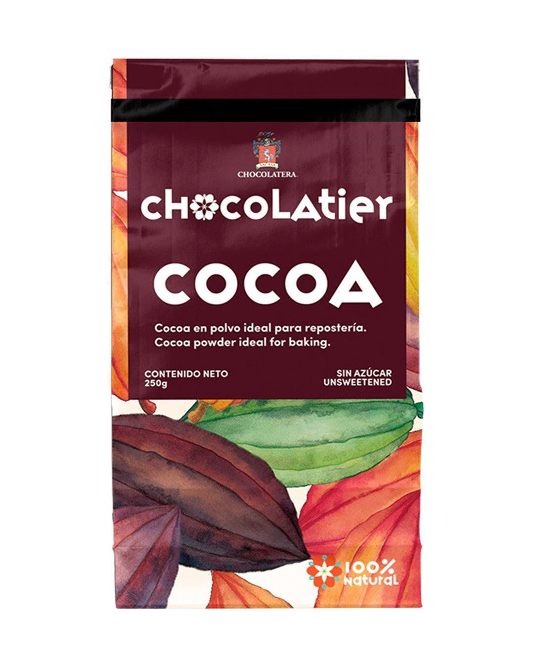 COCOA AMARGA CHOCOLATIER 250GR*